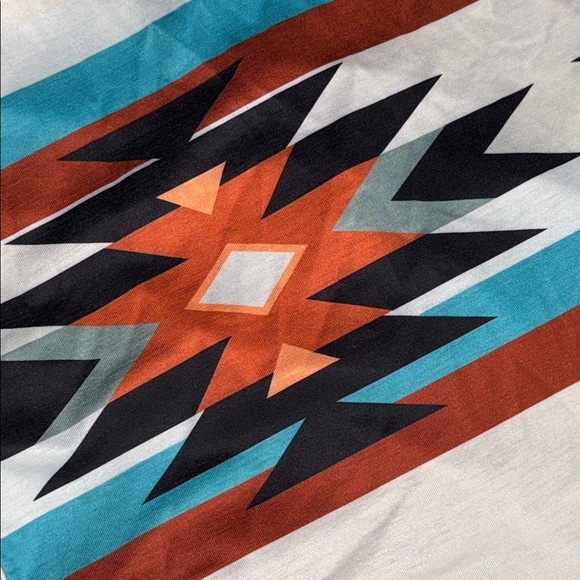 CARDIGAN DUSTER - aztec stripe MEDIUM NWOT - Picture 7 of 8